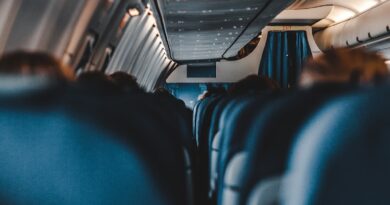 selective focus photography of airplane