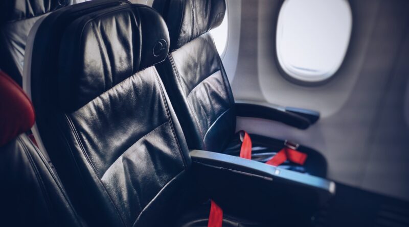 interior photography of airline seats